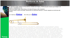 Desktop Screenshot of partiturasdesalsa.com