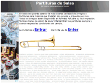 Tablet Screenshot of partiturasdesalsa.com